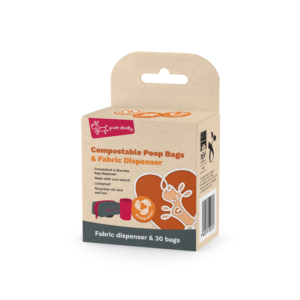 Yours Droolly Compostable Poop Bags W Dispenser