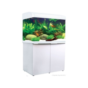 Aqua One AR980 Gloss White Starter Package Coldwater With Cabinet
