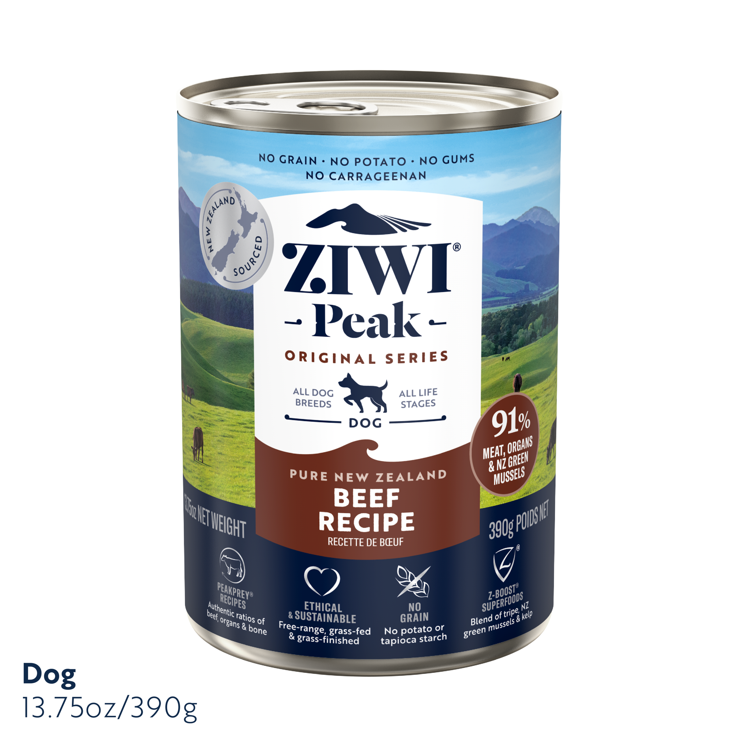 Ziwi Peak Daily-dog Cuisine Beef 390g