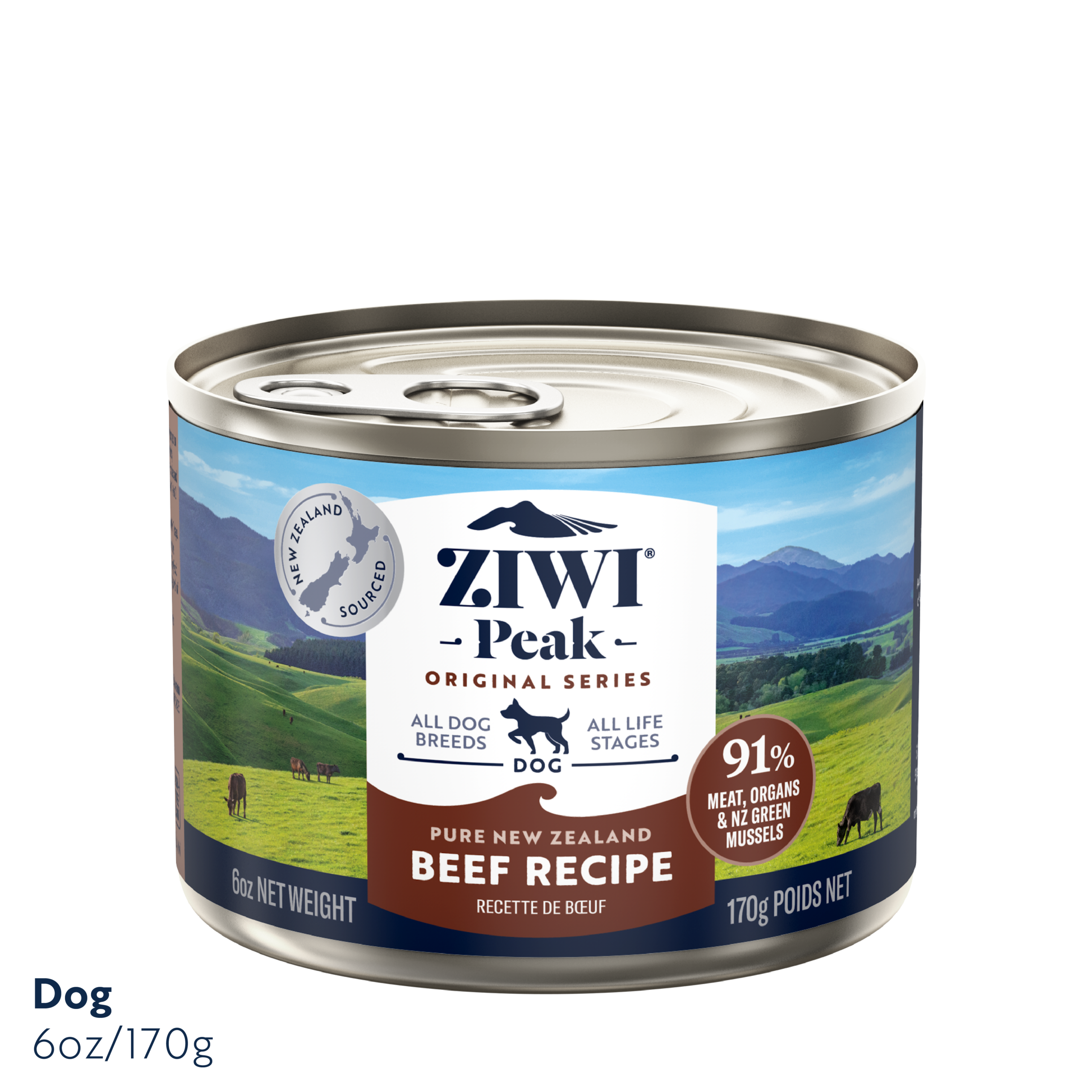 Ziwi Peak Canned Beef Dog Food 170g