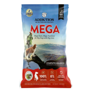 Addiction MEGA Complete & Balanced Lamb & Beef Dry Dog Food 9KG