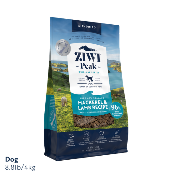 ZIWI Mackerel & Lamb Air Dried Dog 4kg