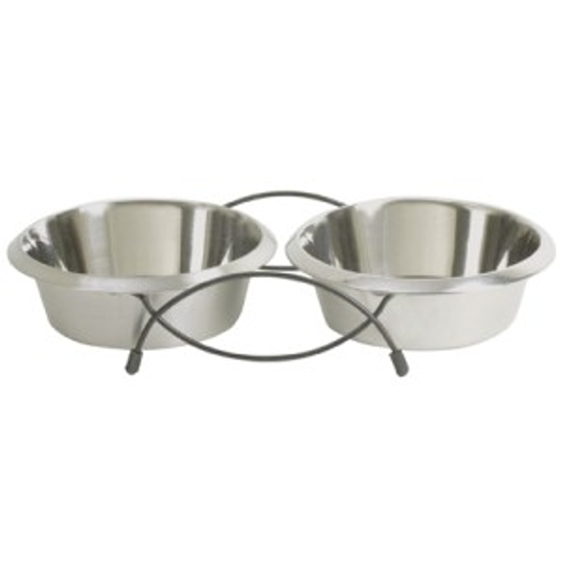 Stainless Steel Double Diner ^465mL