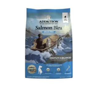 Addiction Salmon Bleu Skin & Coat Dry Dog Food 9KG