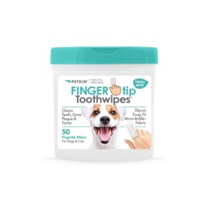 Petkin Fingertip Tooth Wipes Mint 50pk ^5621