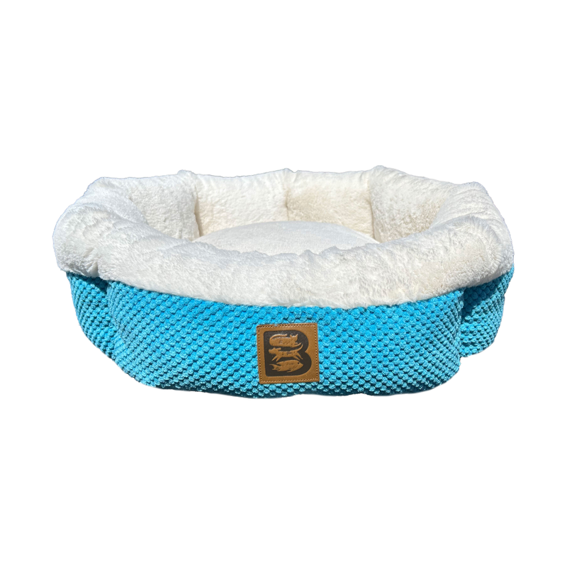 Brookland Cozy Round Bed 53cm - Azure Blue