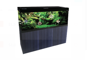 Aqua One Brilliance 150 Rectangular 398L Aquarium Set (black)