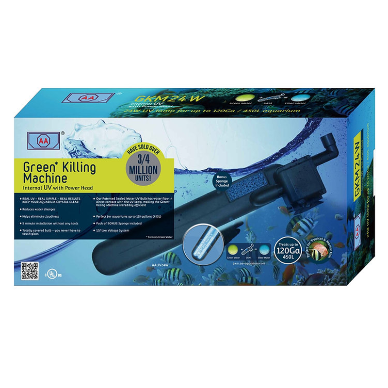 Internal UV filter  24W (up to 450L)