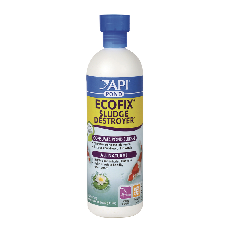 API Pond Ecofix Sludge Destroyer 473mL ^147B