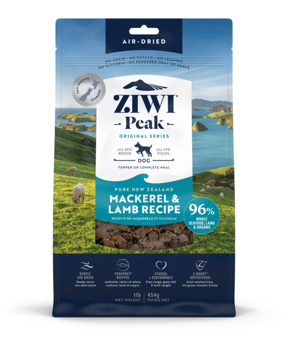 ZIWI Mackerel & Lamb Air Dried Dog 2.5kg