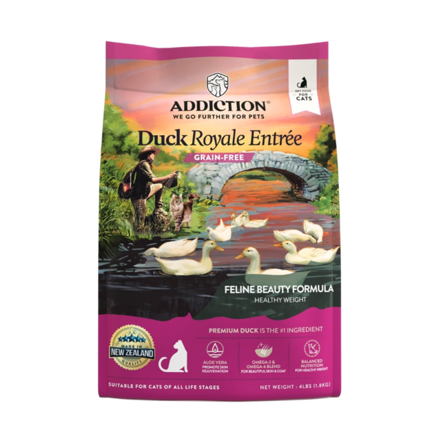 Addiction Grain-Free Duck Royale Entree Dry Cat Food 4.5kg