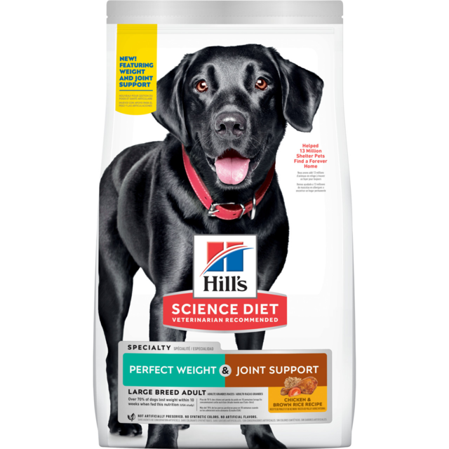 Hill's Science Diet Adult Perfect Weight Large Breed + Joint Support Dry Dog Food 11.3kg