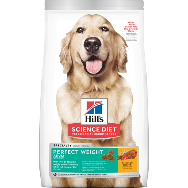 Hill's Science Diet Adult Perfect Weight Chicken Recipe Dry Dog Food 11.3kg