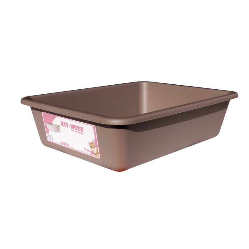 Cat Litter Tray 46x38x13cm - Chocolate ^Large