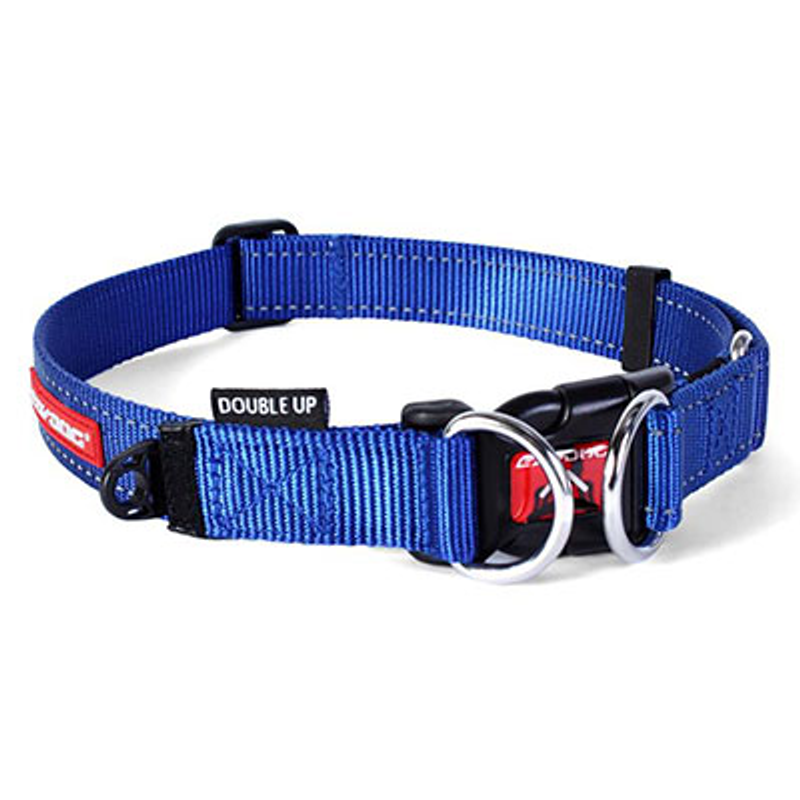 EzyDog Collar Double Up S Blue