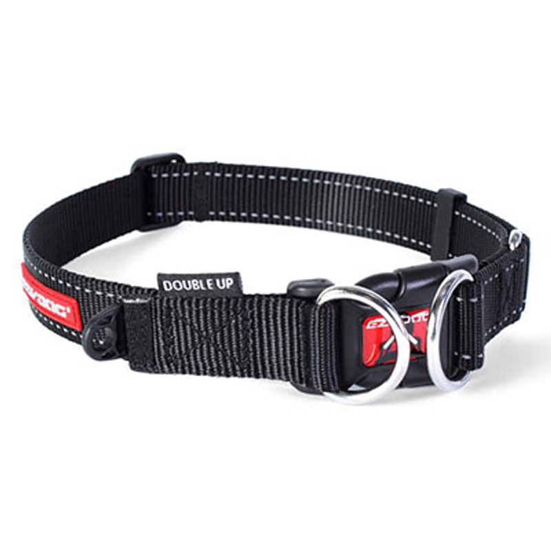 EzyDog Collar Double Up L Black