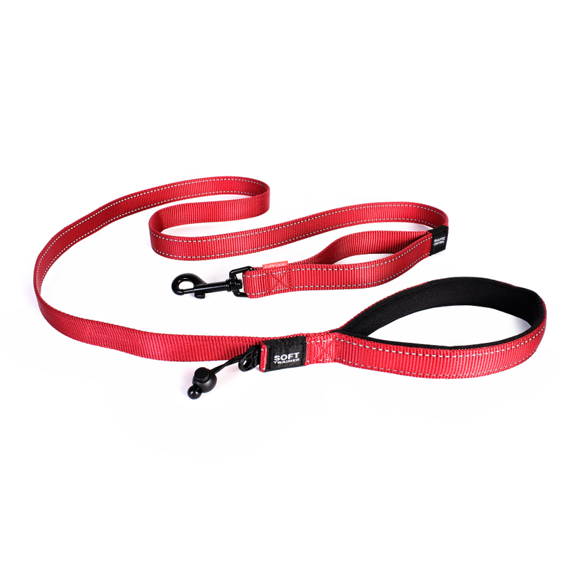Ezydog Leash Soft Trainer 25mm Red ^TSTC25SR