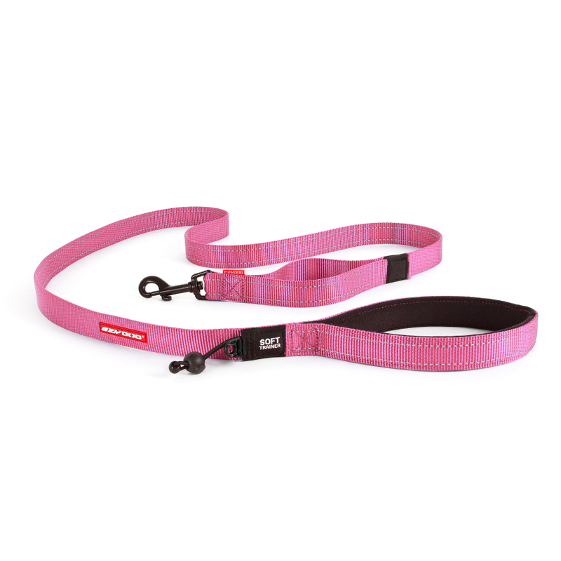 EzyDog Leash Soft Trainer 25mm Pink ^TSTC25SPK
