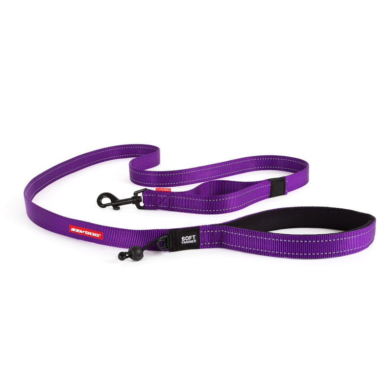EzyDog Leash Soft Trainer 25mm Purple ^TSTC25SPP