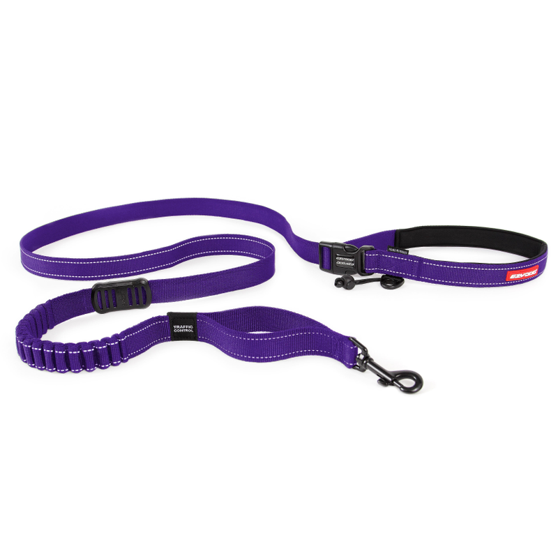 EzyDog Road Runner Leash 2.1m Purple ^LRR25PP