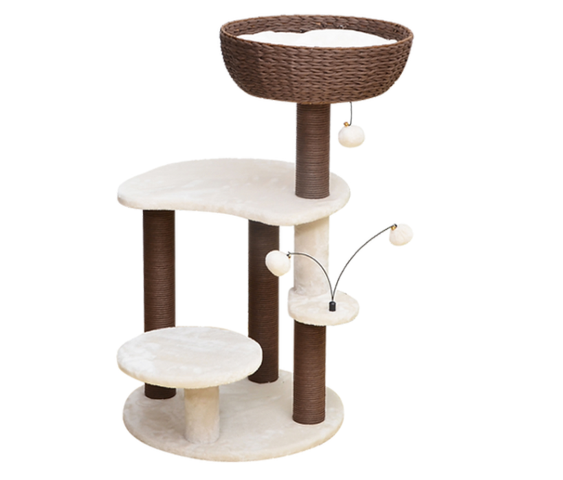 PP Cat Scratcher Quartz 50x50x90cm