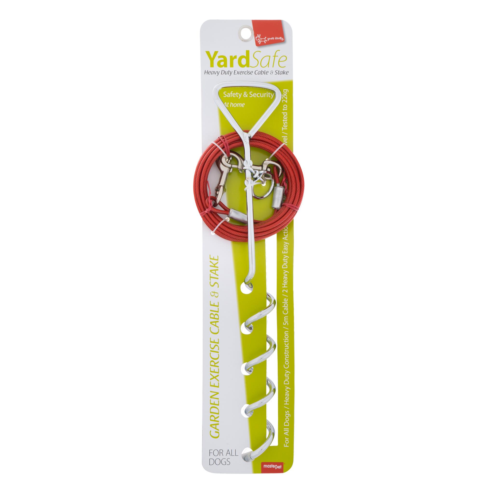 Yours Droolly Tie Out Cable and Stake