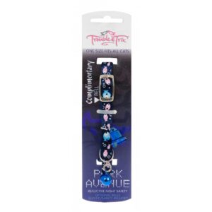 Trouble and Trix Park Avenue Cat Collar Fish Blue