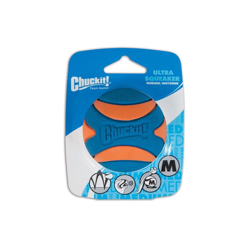 Chuckit Ultra Squeaker Ball Med - 1pk ^52068