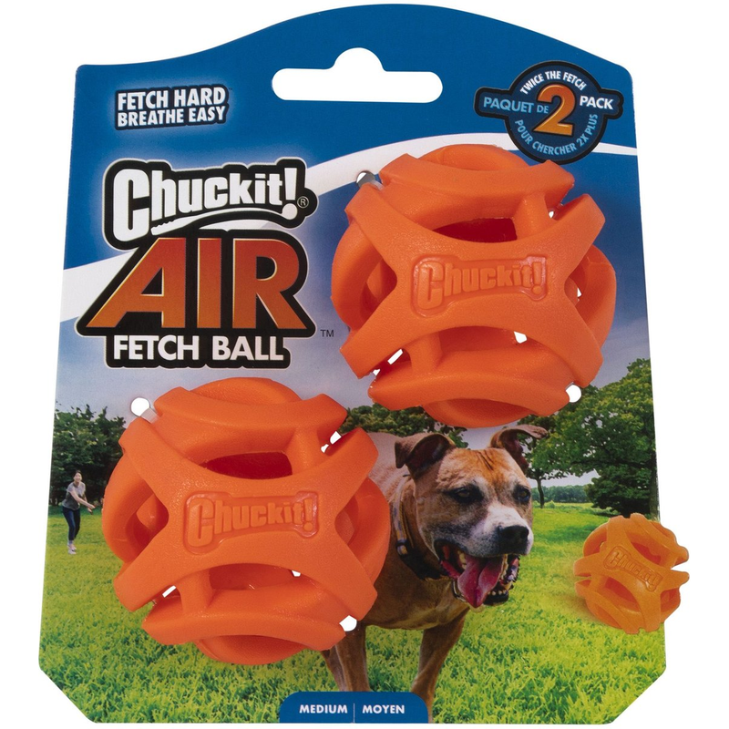 Chuckit Air Fetch Ball Med - 2pk ^32141