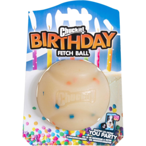 Chuckit Birthday Fetch Ball Med - 1pk ^32219