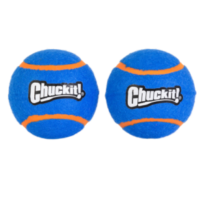 Chuckit Squeaker Tennis Ball Med - 2pk ^61037