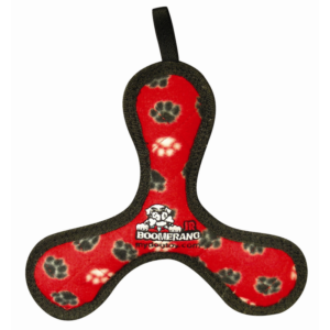 Tuffy Junior Bowmerang - Red Paws #8