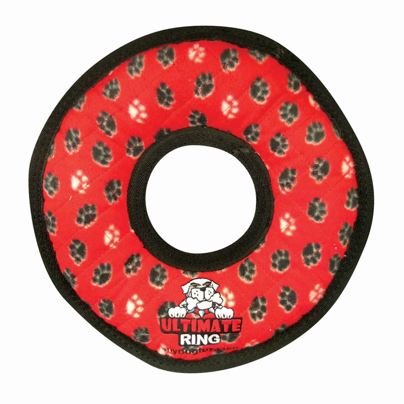 Tuffy Ultimate Ring - Red Paws #9