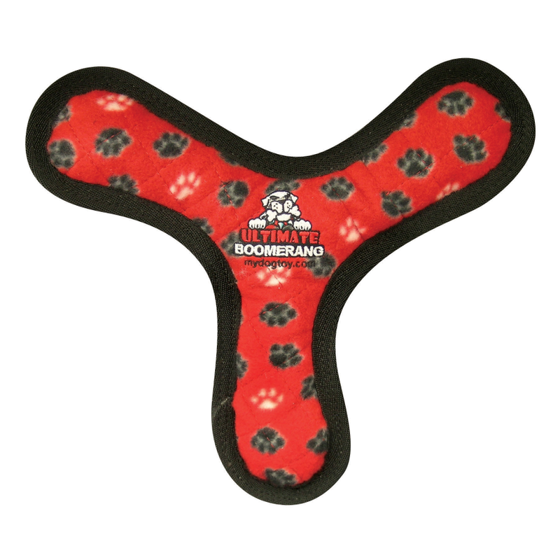 Tuffy Ultimate Boomerang - Red Paws #8