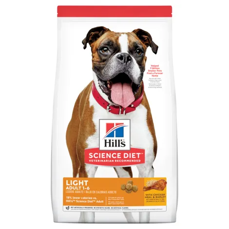 Hill's Science Diet Adult Light Dog Food 12kg