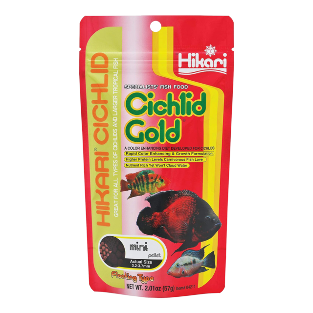 Hikari Cichlid Gold Mini 57gm Mini Pellet Floating
