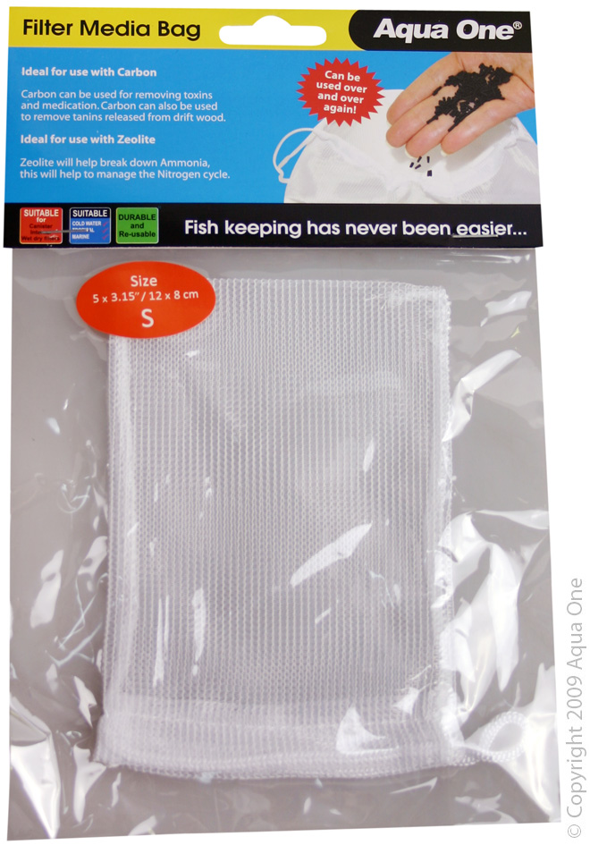 Aqua One Filter Media Net Bag 12x8cm (S)