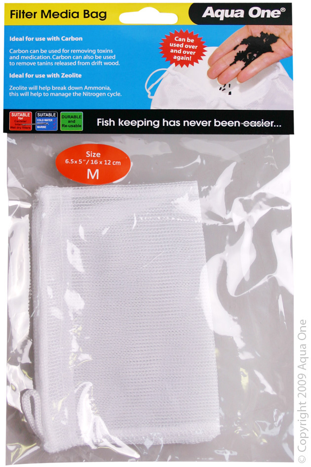 Aqua One Filter Media Net Bag 16x12cm (M)