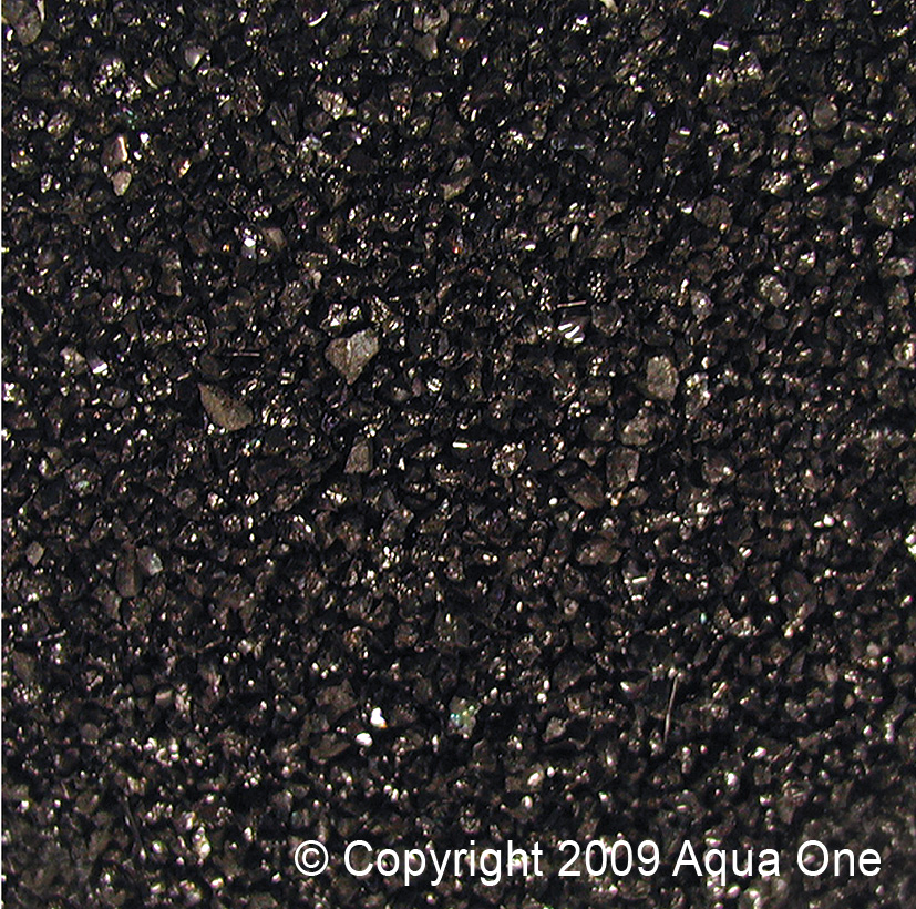 Aqua One Gravel - Black Silica (no.1) 10kg (2-3mm)