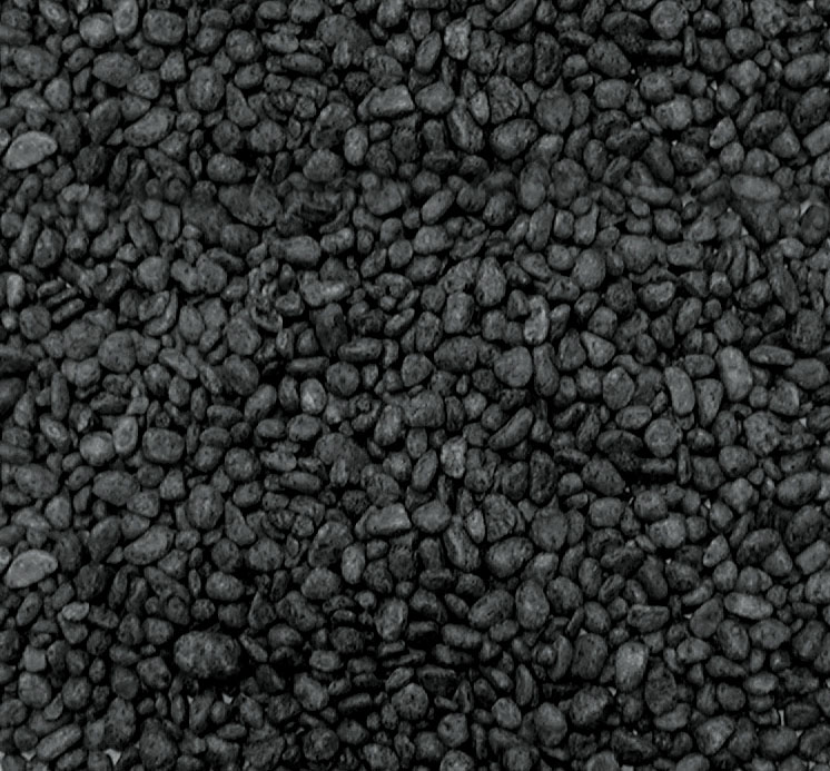 Aqua One Gravel - Black 2kg (7mm)
