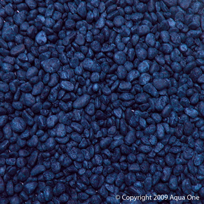 Aqua One Gravel - Deep Blue 2kg (7mm)