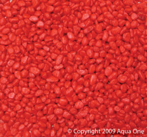 Aqua One Gravel - Scarlet Red 2kg (7mm)