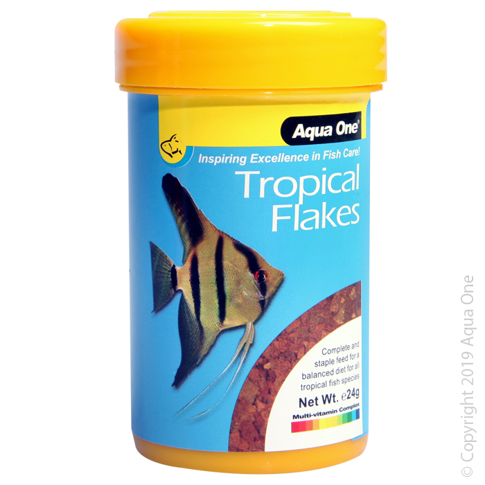 Aqua One Tropical Flake Fish Food 24G