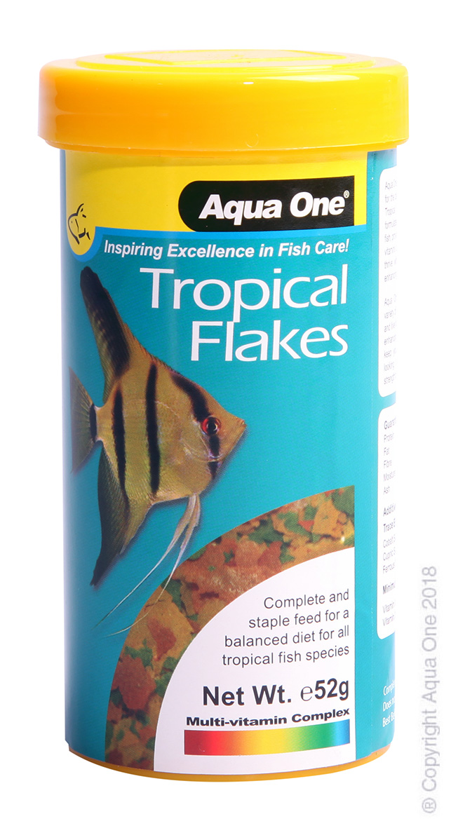 Aqua One Tropical Flake Fish Food 52G