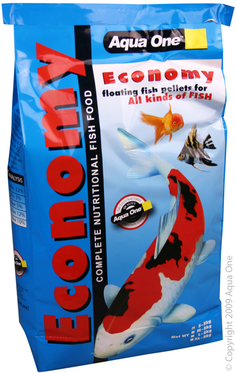 Aqua One Economy Pellet 1mm 5kg Bag