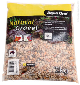 Aqua One Natural Gravel Australian Gold Light 4-6mm Mix 2kg