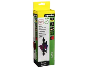 Aqua One 10w Glass Nano Betta Preset 26c Heater12.5cm
