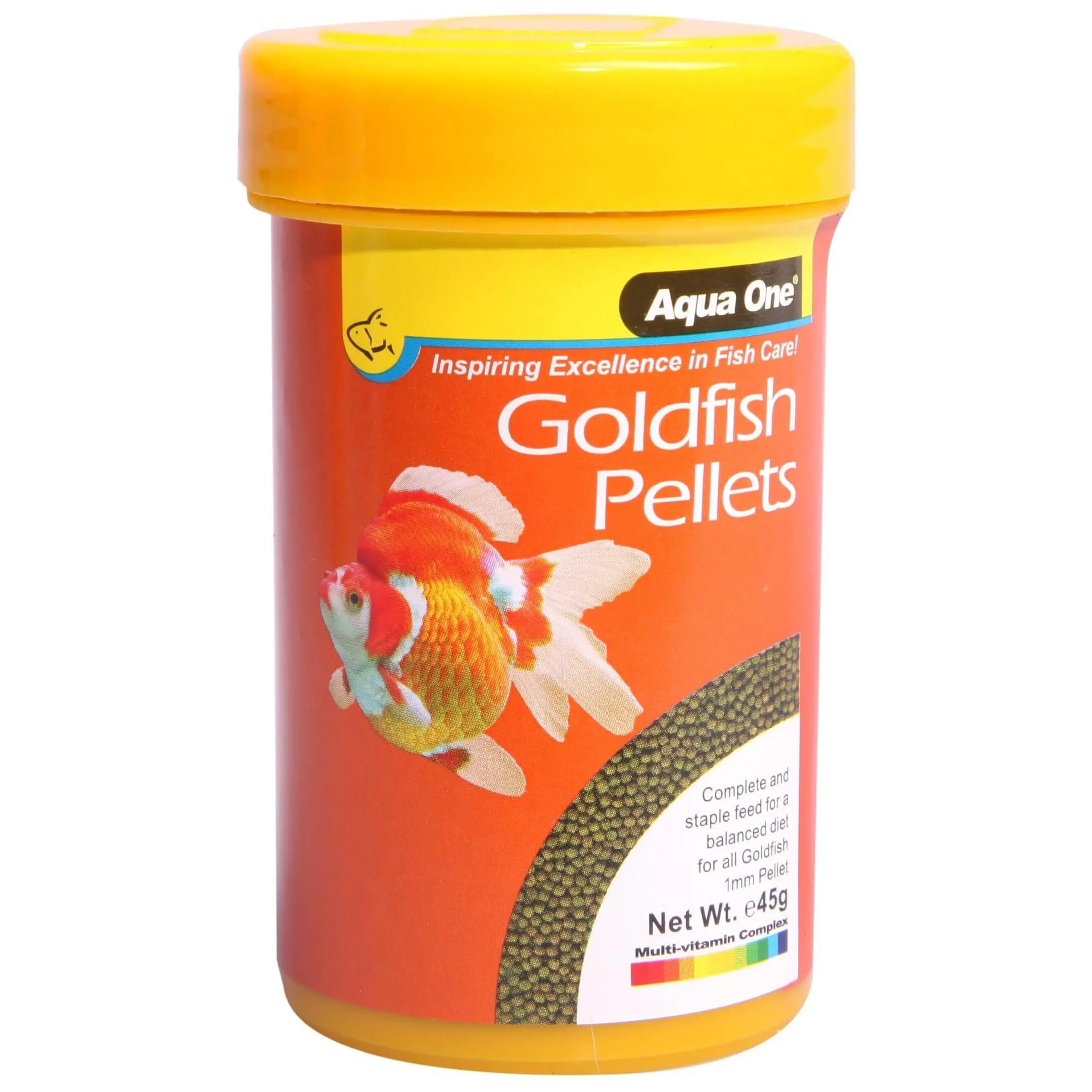 Aqua One Goldfish Pellet Food 1mm 45g