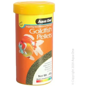 Aqua One Goldfish Pellet Food 2mm 85g