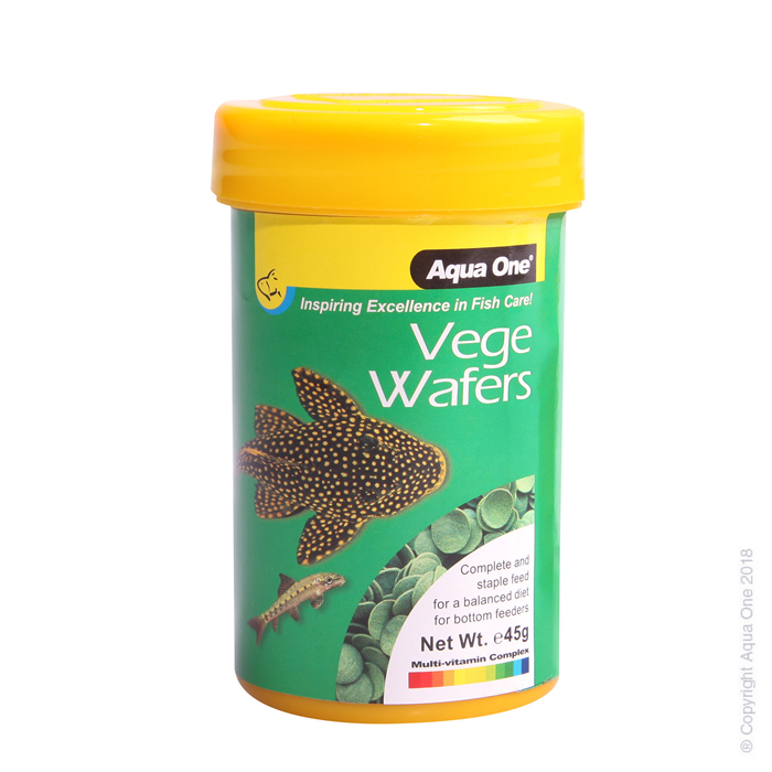 Aqua One Vege Wafer Food 45g